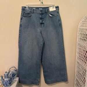 a.n.a Wide-Leg Denim Women’s 16 High Rise Light Wash